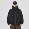 Chaqueta con capucha para hombre estilo Old Money 2026 Nueva Tendencia de Moda Casual Otoñal Chaqueta Ropa Exterior Fresca Pícara de Gama Alta Camisa