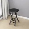Suministro Directo de Fábrica Silla Plegable Silla de Comedor para el Hogar Silla Sencilla Silla de Ocio con Respaldo Taburete Silla Taburete Redondo Portátil para Adultos