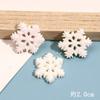 Colección Copos de Nieve de Invierno Navideño Accesorios Pegamento Crema Materiales DIY Navideños Hecho a Mano Brillo Materiales Transparentes Moderno