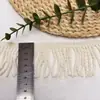 Suministro Directo de Fábrica Encaje con Flecos de Cuerda Retorcida Encaje para Toalla de Playa Encaje para Sombrilla de Sol Encaje con Borlas Textil para el Hogar Borla para Dobladillo de Sofá