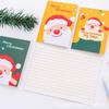 Presente pequeno das crianças do Natal Desenho animado de Natal pequeno caderno jardim de infância escola primária estudante papelaria prêmio classe recompensa