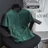 ¡Gran ajuste del fabricante! Camiseta Básica de Manga Corta, Cuello Redondo, Hombro Normal, Algodón Puro, Color Sólido Elegante, Top Corto para Mujer, Nuevo para Primavera y Verano