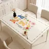 Tapete de Mesa de Vidrio Blando Dopamina Mantel Transparente de PVC Sin Lavado Impermeable a Prueba de Aceite Resistente al Calor Plástico Mesa de Café Mesa de Comedor Tapete