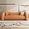 Estilo Crema Nórdico Lujo Ligero Moderno Minimalista Sofá Diseñador Creativo Irregular Tienda Fila Recta Tela de Ocio Sofá