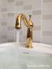Kaiping Youjia baño Jade grifo de lavabo dorado de tres piezas grifo de tres agujeros 3667