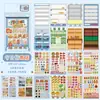 Livro de Adesivos Descompactáveis de Armazenamento de Pixels Xinmo (8+10) Adesivos Fofos de Brinquedo para Crianças Adesivos Artesanais DIY