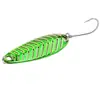 Cuchara Señuelo Hoja de Arce con Varios Micro-Pesos, Cebo Señuelo Forma de Cuchara, Whitebait, Dorado, Plateado, Aleación de Zinc
