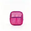 Bolsa de Malla Transfronteriza para Cosméticos Color Dopamina Bolsa de Tofu Gran Capacidad Bolsa de Malla Portátil para Almacenamiento