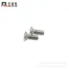 Tornillos para Máquina de Acero Inoxidable 304 con Cabeza Avellanada Ranura de Cruz y Cabeza Plana Hilo de Máquina M2m2.5m3m4m5m6m8m10