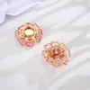 Accesorio único y creativo para manualidades: alfiler de solapa de camelia acrílico, accesorio decorativo versátil para puños de camisa