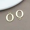 1 Peça de Pingente de Letra Colorido Preservado Pendurado Estilo Coreano Acessórios para Joias DIY Pingente de Liga Brincos Colar Pacote de Material Artesanal