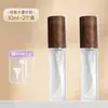 Botella de Recarga de Perfume Niliya, Botella de Spray de Viaje Portátil de Gama Alta, Botella de Muestra de Prensa de 10 ml, Botella de Recarga con Tapa de Madera