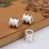 Collar de Plata con Diseño de Cintura Pequeña, Pulsera Dura de Plata 3D Accesorio DIY, Cuentas con Agujero Grande, Joyería de Plata de Moda para Mujer para la Buena Suerte