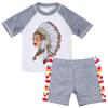 Traje de baño para niño caricatura protector solar bebé grande lindo aguas termales Comercio Exterior Niños traje de baño de una pieza fábrica mayoreo