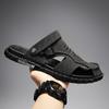 Sandalias Baotou de verano para hombre, nuevas, de doble uso, con suela suave, para exteriores, informales, antideslizantes, para playa