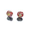 Diseño único de nicho Aretes de nudo concéntrico retro francés aretes de temperamento de alta gama de lujo ligero aretes de otoño e invierno para mujer