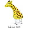 Brinquedo de Balão de Filme de Alumínio Formato de Animal de Estimação Andante Desenho Animado Cachorro Pato Pinguim Andante Balão de Hélio Atacado
