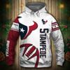 Sudadera con Capucha para Hombre 2025 Nueva Europea y Americana Transfronteriza Equipo de Fútbol NFL Impresión Digital 3D Sudadera con Capucha