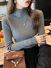 Novedad Otoño/Invierno 2026 para Mujer Más Vendido Top Básico de Punto de Cuello Alto Moda Tejido Chic