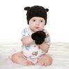 Gorro de Bebé Gorro de Punto 2020 Otoño e Invierno Set de Gorro y Guantes Forma Linda de Orejita Gorro de Bebé para Niño y Niña