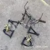 Accesorios de kart de motocicleta de playa de tres ruedas y cuatro ruedas modificados, bastidor delantero, brazo oscilante de suspensión delantera, eje de bocina, absorción de impactos