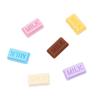 Accesorios de resina simulación chocolate funda de teléfono cuerda para el cabello pasador joyería diy venta al por mayor pegatina para vaso de agua caja de papelería