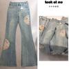 Pantalones vaqueros con microfaldas bordadas de estilo nacional chino para mujer, estilo nuevo 2024, tallas pequeñas y grandes, cintura alta, ajustados y acampanados.