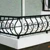 Ferro Europeu Ar Condicionado de Edifício Alto Grade de Proteção Artesanato de Metal Engenharia Civil Proteção de Comunidade Grade de Flores de Ferro para Exterior