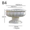 Adornos de Columna Romana Europea Casa Jardín Patio Boda Decoración Balcón Retro Maceta Exterior Base para Maceta