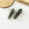 Bestsellers Europeus e Americanos Mais Vendidos na Amazon: Pedra Semipreciosa de Cristal 8*31mm Coluna Hexagonal Pontiaguda Pedra Solta Acessórios DIY Joias