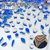 Acessórios para Nail Art de Pedra Strass com Formato Irregular e Fundo Plano de Borracha, Decorações de Roupa Mini Pequenas, Unhas Deslumbrantes Vestíveis Atacado