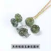 Natural Qinghai material Hetian jade escultura acessórios correndo anel de jade cabaça Ruyi diy pulseira jóias pequeno pingente atacado