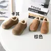 Zapatos de otoño e invierno tipo Birkenstock sin cordones con forro de felpa, cálidos, ligeros, versátiles, casuales, de moda, de tacón plano, de algodón para mujer