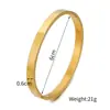 Pulseira Masculina Simples para Casal de Aço Titânio Quente Banhada a Ouro 18K Europeia e Americana Aço Inoxidável Antidesbotamento Joias da Moda