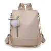 Mochila Casual para Mujer 202 Nueva de Cuero Suave de Aspecto Elevado Estilo Preppy Mochila Simple Moda Tendencia Bolsa de Viaje