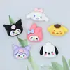 Acessórios de Resina DIY Animais de Desenho Animado Presilhas de Cabelo Elásticos de Cabelo Copos de Água Acessórios de Papelaria Adesivos Materiais para Capa de Celular