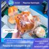 Máquina de embalagem de pão, enchimento de nitrogênio, bolo de pastelaria, ensacamento automático, empacotador, torradas de pão, máquina de embalagem de travesseiro