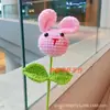 Doce Animales del Zodiaco Terminados Animales de Dibujos Animados Tejidos a Mano Ramos de Flores Simuladas Muñecas de Graduación Regalos para Festivales