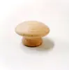 Manija Redonda de Agujero Único de Madera Maciza, Manija para Cajón y Puerta de Gabinete de Muebles, Accesorios Decorativos DIY, En Stock