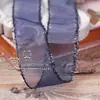 Cinta Coreana de Doble Cara con Púas Hilo de Nieve Cinta para el Cabello Accesorios DIY Material Empaque Accesorios para Ropa Cinta de Cebolla Plateada Fantasía