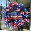 Cruzamento de Fronteira Amazon Novo Produto Guirlanda Dia da Independência Americana Bandeira Decorativa de Porta dos EUA Pendurado na Parede Adereços de Feriado Decoração