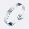 Pulsera de mujer de temperamento simple, doble amor, seis caracteres, palabras verdaderas, Sutra del corazón, pulsera de mujer, joyería de mujer, pulsera de mujer para el cabello
