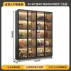 Vitrina de Exhibición para Modelo Lego Coleccionable de Lujo Ligero, Gabinete de Almacenamiento Transparente de Vidrio Multicapa Montado en Pared a Prueba de Polvo para Muñecas