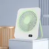 Nuevo Ventilador de Escritorio para Oficina en Casa Camping al Aire Libre Ventilador Portátil de Pared Pantalla Digital Ventilador Pequeño Ultra Delgado para Estudiantes