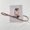 Cinto Fino Novo Estilo Tecido à Mão para Mulheres, Adequado para Vestidos e Casacos, Afina a Cintura, Vintage, Pequeno Cinto Decorativo de Couro Versátil, em Estoque