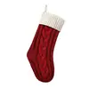 Meias de Natal Europeias e Americanas Sacola de Presente Decoração Suprimentos Decorações de Parede para Casa Sacola de Doces Meias Penduradas de Natal Pontilhadas com Diamantes Tamanho Grande