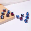 Gancho de color mixto japonés hilo de seda flor retorcida cuentas de vidrio flor retorcida cuentas accesorios hecho a mano material DIY al por mayor gancho de dos colores hilo cuentas sueltas