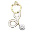 Dia do Enfermeiro Transfronteiriço Chaveiro de Suprimentos Médicos Acessórios de Liga de Zinco Esmaltados Joias DIY Pingente Acessórios para Pulseira Charme