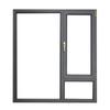 Ventas Directas de Fábrica Weidun Vf80 Sistema de Ventanas de Aluminio de Rotura de Puente Térmico Ventana Batiente Aislamiento Acústico Sellado Personalizado Ventana de Balcón