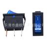 Fornecer Interruptor em Forma de Barco Kcd3 Azul Verde com Luz 3 Pinos 2 Velocidades 31*14 Interruptor Basculante em Forma de Barco com Luz